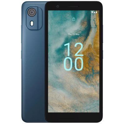 Nokia C02 4G 32GB – Dark Cyan (SP01Z01Z3159Y)*AU STOCK*, 5.45′, 2GB/32GB, 5MP/2MP, IP52, Dual SIM, 3000mAh,2YR