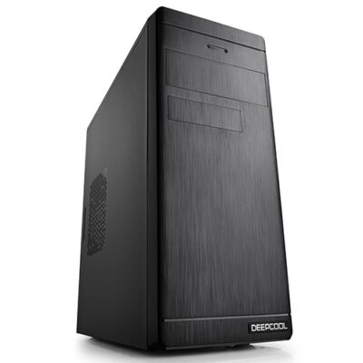 DeepCool Wave V2 Micro-ATX PC Case 390x217x435mm, 0.5mm Thick Black Panels, GPU Up To 320mm, 1xUSB3/2xUSB2