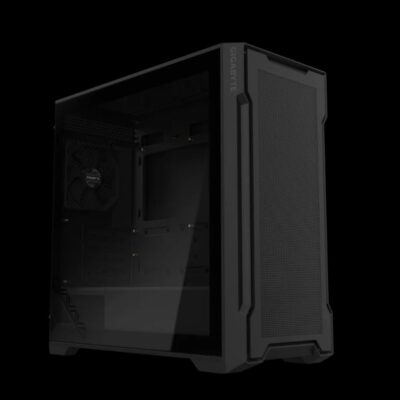 Gigabyte C102 GLASS BlackMid Tower case, Mini ITX / Micro ATX, 5x Expansion slots, 2x 3.5′ Drive Support, 3x 2.5′ Drive Support, 2x USB 3.0, 120mm Fan