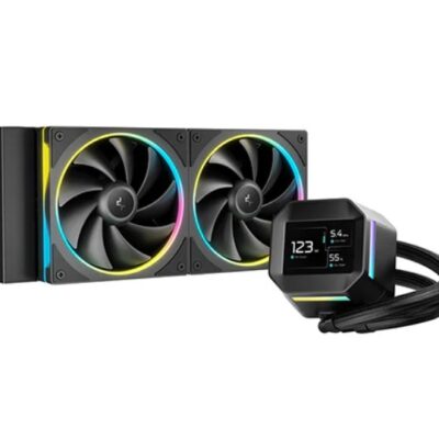 DeepCool LM240 ARGB Liquid Cooler With Mini LCD Screen IntelLGA1851/1700/1200/1151/1150/1155 AMDAM5/AM4