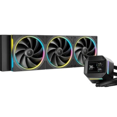 DeepCool LM360 ARGB Liquid Cooler Mini LCD Screen, 2.4′ IPS, 320×240 Resolution , Intel LGA1851/1700/1200 + More, AMD AM5/AM4