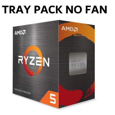 (Clamshell Or Installed On MBs) AMD Ryzen 5 1600 ‘TRAY’, YD1600BBM6IAE 6 Core/12 Threads AM4 CPU, No Fan, 1YW (AMDCPU)(AMDBOX)(TRAY-P)