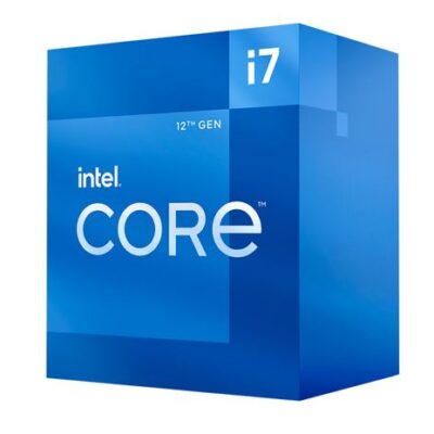 Intel i7 12700 CPU 3.6GHz (4.9GHz Turbo) 12th Gen LGA1700 12-Cores 20-Threads 25MB 65W UHD Graphic 770 Unlocked Retail Box Alder Lake with fan