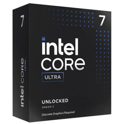 Intel Core Ultra 7 Processor 265KF LGA1851 (30M Cache, Up to 5.50 GHz)(15th Gen)   Please note: No CPU Cooler Included