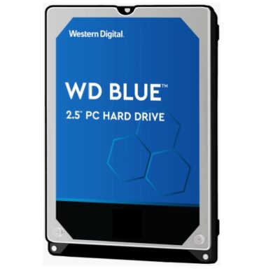 Western Digital WD Blue 500GB 2.5′ HDD SATA 6Gb/s 5400RPM 128MB Cache CMR Tech 2yrs Wty