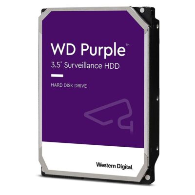 Western Digital WD Purple Pro 18TB 3.5′ Surveillance HDD 7200RPM 512MB SATA3 272MB/s 550TBW 24×7 64 Cameras AV NVR DVR 2.5mil MTBF 5yrs