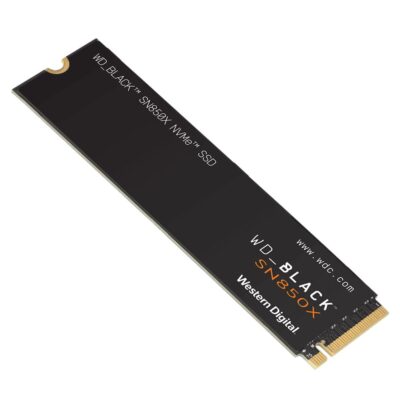 Western Digital WD Black SN850X 1TB Gen4 NVMe SSD for PS5 – 7300MB/s 6300MB/s R/W 600TBW 1100K/800K IOPS 1.75M Hrs MTBF 5yrs ~WDS100T1X0E