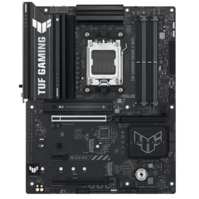 ASUS AMD B650E TUF GAMING B650E-E WIFI (AM5) ATX Motherboard, DDR5(4x), 8+2+1 Power Stages, PCIe 5.0, 3x M.2, Front 10Gbps USB-C, 2.5Gb LAN, Wi-Fi 6E