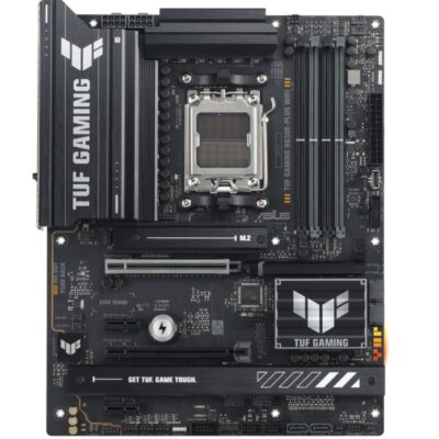 ASUS AMD TUF GAMING B650E-PLUS WIFI (AM5) ATX Motherboard, DDR5 (4x), 12+2+1 Power Stages, PCIe 5.0, 3x M.2, Front USB-C, 2.5Gb LAN, Wi-Fi 6E