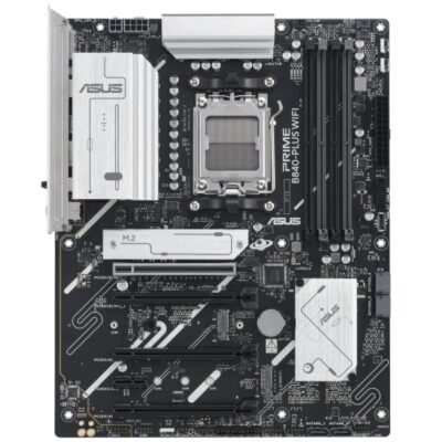 ASUS AMD PRIME B840-PLUS WIFI-CSM (AM5) ATX Motherboard, DDR5 192GB, 1x PCIe 4.0 x16 slot, 3 x M.2 slots, 4x SATA, Wi-Fi 6E, 1 x HDMI, 1 x DP