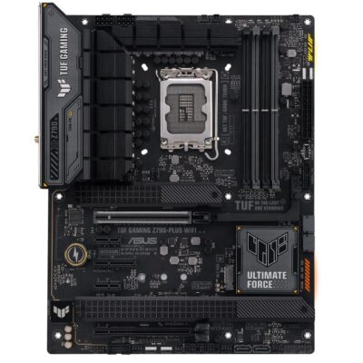 ASUS Z790 TUF GAMING Z790-PLUS WIFI Intel LGA1700 ATX Motherboard, DDR5, PCIe 5.0 x16 slot, 4x M.2. 4x SATA, 2.5Gb LAN, Wi-Fi 6E