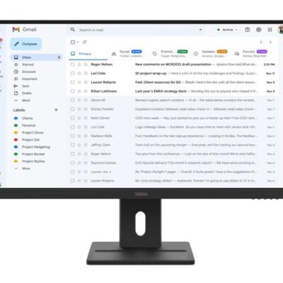 LENOVO ThinkVision E27-40 27′ FHD IPS Monitor 1920×1080 16:9 4ms 100Hz Anti-glare Tilt Swivel Pivot Height Adjust VGA DP HDMI VESA 3yr WTY Black
