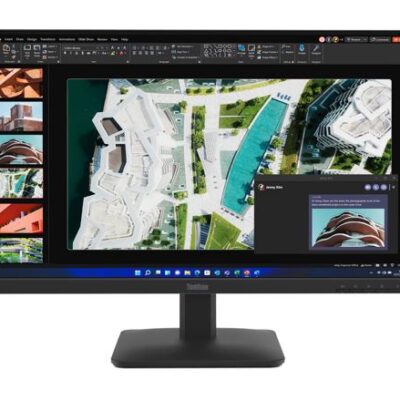 LENOVO ThinkVision S27-4E 27′ FHD IPS Monitor 1920×1080 16:9 4ms 100Hz 300 cd/m² Anti-glare Tilt VGA HDMI VESA 3yr WTY Black