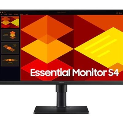 Samsung 24′ S40GD FHD Monitor 1920 x1080 100Hz 16:9 250cd/m2 IPS 2xHDMI Tilt Pivot Swivel HAS VESA Viewing Angle Eye Saver & Game Picture Mode Black