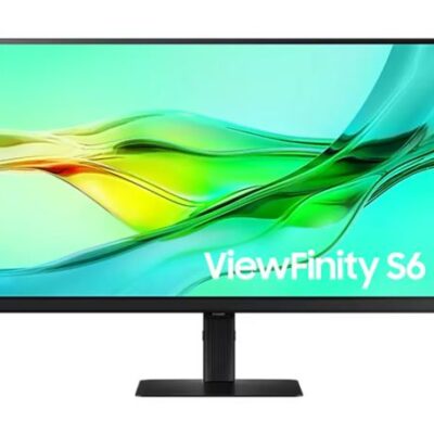 Samsung 23.8’/24′ S6 ViewFinity 100Hz QHD IPS Monitor 2K 2560×1440 16:9 5ms Height Adjust Tilt Swivel Pivot DP1.4 HDMI USB-C HUB LAN HAS HDR10 VESA 3Y