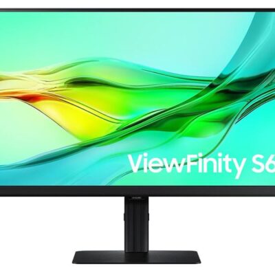 Samsung 23.8’/24′ S6 ViewFinity 100Hz QHD IPS Monitor 2K 2560×1440 16:9 5ms Height Adjust Tilt Swivel Pivot 2xDP1.4 HDMI USB LAN HDR10 VESA