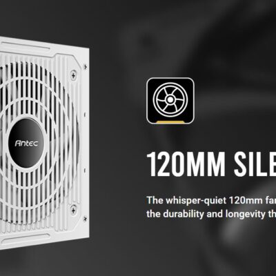Antec CSK750DC White 80+ Bronze 4x PCIE 5.1, Continuous Power, DC to DC, Flat Cables. CircuitShield, Thermal,Reliable Value Power Supply 5yrs wty