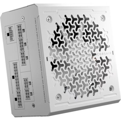Corsair RMe Series™ RM850e – Fully Modular Low-Noise ATX Power Supply – White (AU), Cybenetics Gold, ATX12V 3.1, 2x PATA, 2x EPS, 6x SATA, 3x PCIe
