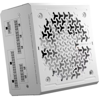 Corsair RMe Series™ RM750e – Fully Modular Low-Noise ATX Power Supply – White (AU), Cybenetics Gold, ATX12V 3.1, 2x PATA, 2x EPS, 6x SATA, 3x PCIe