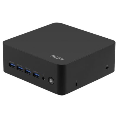 MSI Cubi Z AI 8M with Hawk Point R7,Ryzen 7 8845HS/Up to DDR5/dTPM/2*M.2/2*HDMI/2*USB C 4.0/4*Display/2*LAN/Wifi6E/Card Reader/Power Switch Cable/3Y