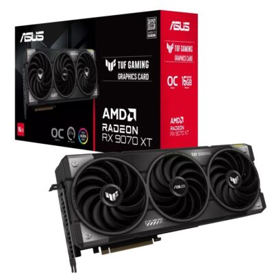 ASUS AMD Radeon TUF-RX9070XT-O16G-GAMING RX 9070 XT OC Edition 16GB GDDR6 Power Connectors 3 x 8-pin