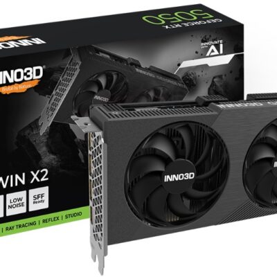 INNO3D nVidia GeForce RTX 5050 TWIN X2 8GB GDDR6 2572 MHz Boost Clock, RAM 20 Gbps, 3x DP, 1xHDMI, 225x116x41mm