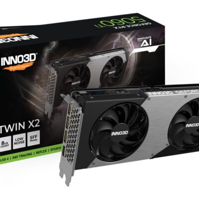 INNO3D nVidia GeForce RTX 5060 Ti TWIN X2 8GB GDDR7, 2572MHz Boost Clock, RAM 28Gbps, 3xDP, 1xHDMI